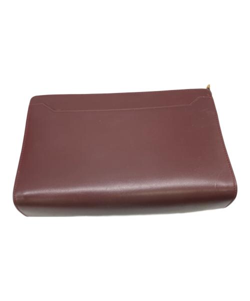 Cartier（カルティエ）Cartier (カルティエ) セカンドバッグ ボルドーの古着・服飾アイテム