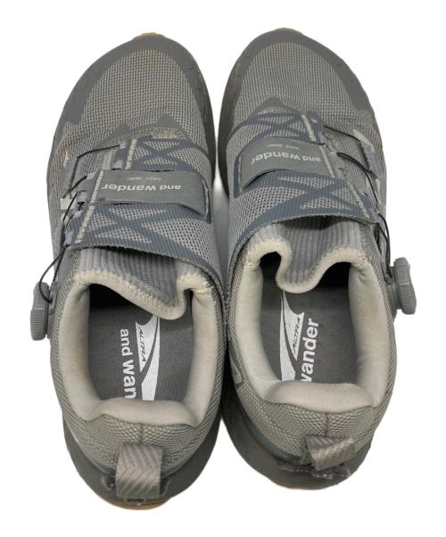 ALTRA（アルトラ）ALTRA (アルトラ) and wander (アンドワンダー) スニーカー グレー サイズ:27.5cmの古着・服飾アイテム