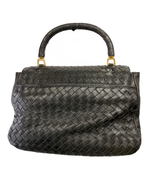BOTTEGA VENETA（ボッテガベネタ）BOTTEGA VENETA (ボッテガベネタ) ハンドバッグ ブラックの古着・服飾アイテム