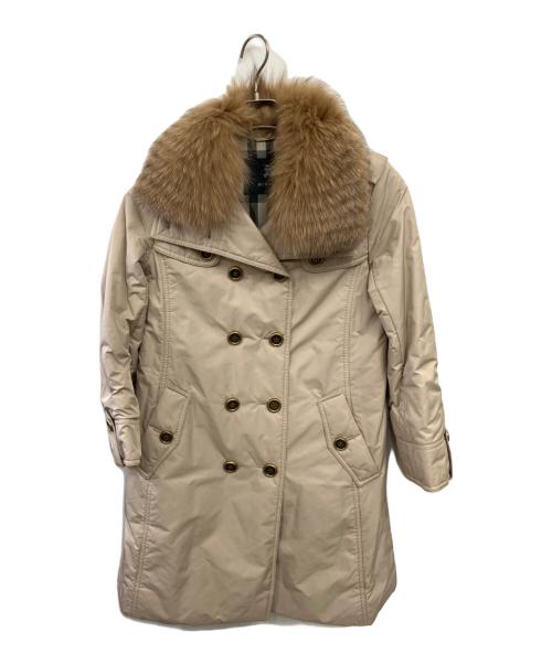 BURBERRY LONDON（バーバリーロンドン）BURBERRY LONDON (バーバリーロンドン) 中綿コート ベージュ サイズ:38の古着・服飾アイテム