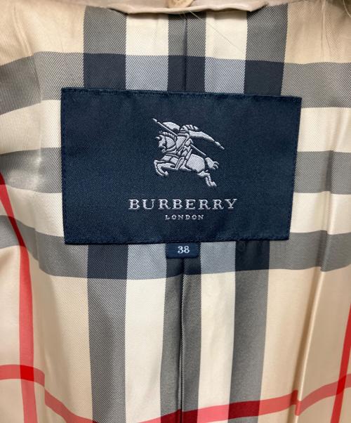 BURBERRY LONDON（バーバリーロンドン）BURBERRY LONDON (バーバリーロンドン) 中綿コート ベージュ サイズ:38の古着・服飾アイテム