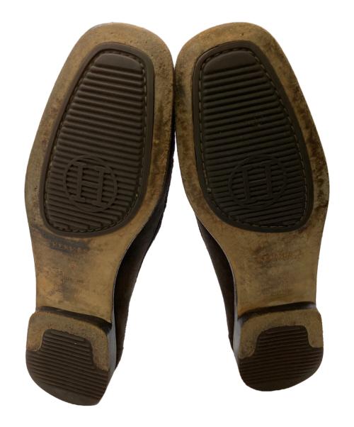 HERMES（エルメス）HERMES (エルメス) ローファー ブラウン サイズ:37の古着・服飾アイテム