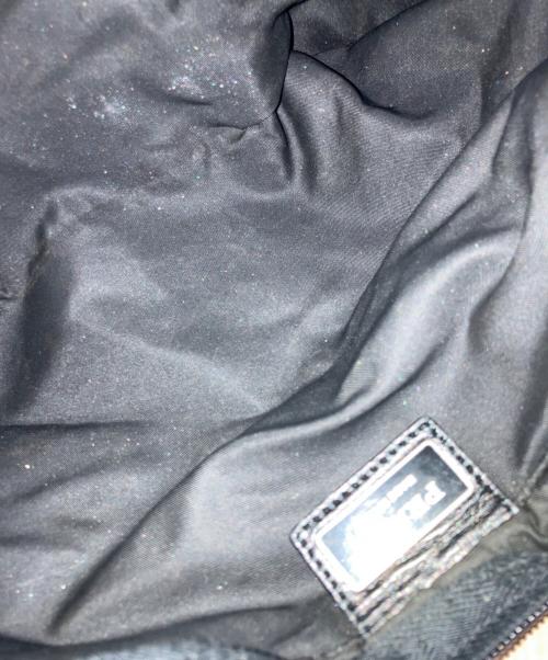 PRADA（プラダ）PRADA (プラダ) ナイロンショルダーバッグ ブラックの古着・服飾アイテム