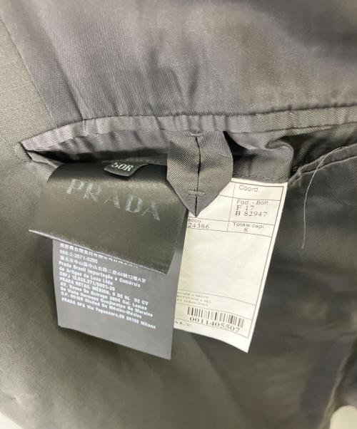 PRADA（プラダ）PRADA (プラダ) 2Bジャケット グレー サイズ:50Rの古着・服飾アイテム