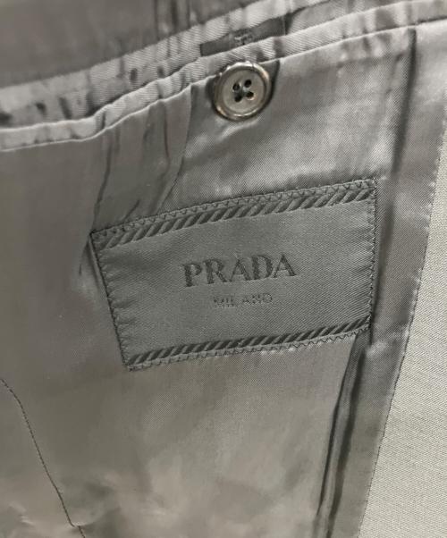 PRADA（プラダ）PRADA (プラダ) 2Bジャケット グレー サイズ:50Rの古着・服飾アイテム