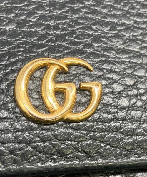 GUCCI（グッチ）GUCCI (グッチ) 長財布 ブラックの古着・服飾アイテム