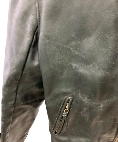 VANSON（バンソン）VANSON (バンソン) シングルライダースジャケット ブラック サイズ:38の古着・服飾アイテム