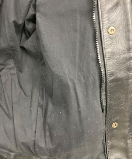 VANSON（バンソン）VANSON (バンソン) シングルライダースジャケット ブラック サイズ:38の古着・服飾アイテム