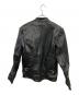 VANSON (バンソン) シングルライダースジャケット ブラック サイズ:38：30000円