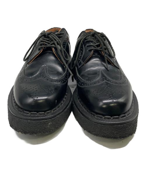 GEORGE COX（ジョージコックス）GEORGE COX (ジョージコックス) ラバーソールシューズ ブラック サイズ:7の古着・服飾アイテム