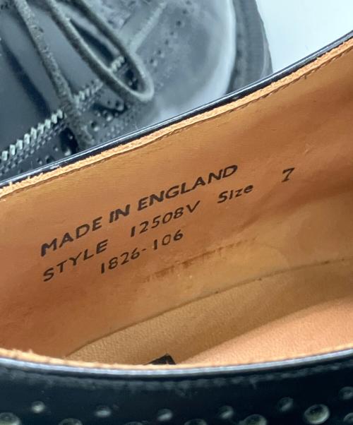 GEORGE COX（ジョージコックス）GEORGE COX (ジョージコックス) ラバーソールシューズ ブラック サイズ:7の古着・服飾アイテム