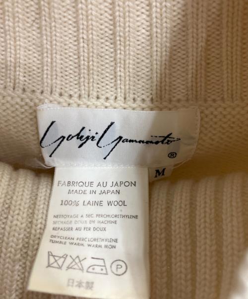 YOHJI YAMAMOTO（ヨウジヤマモト）YOHJI YAMAMOTO (ヨウジヤマモト) 厚手ニット アイボリー サイズ:Mの古着・服飾アイテム