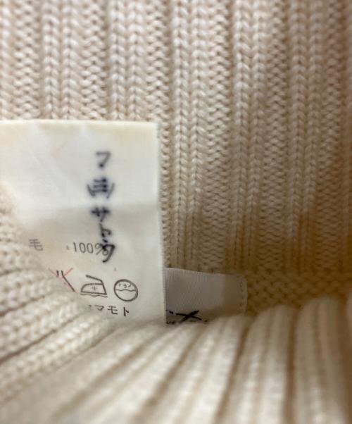 YOHJI YAMAMOTO（ヨウジヤマモト）YOHJI YAMAMOTO (ヨウジヤマモト) 厚手ニット アイボリー サイズ:Mの古着・服飾アイテム