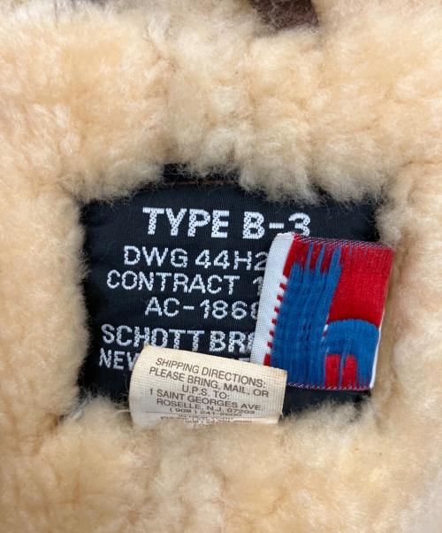 Schott（ショット）shott (ショット) B-3ジャケット ブラウン サイズ:42の古着・服飾アイテム