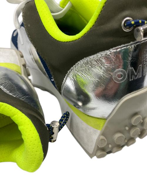 OMMO（オーエムエムオー）OMMO (オーエムエムオー) スニーカー ネイビー×シルバー サイズ:25cmの古着・服飾アイテム