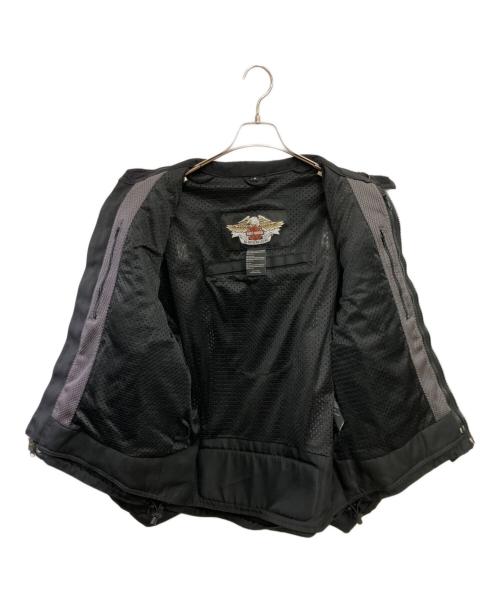 HARLEY-DAVIDSON（ハーレーダビッドソン）HARLEY-DAVIDSON (ハーレーダビッドソン) ライダースジャケット ブラック サイズ:Mの古着・服飾アイテム