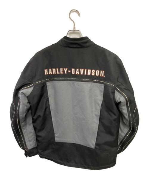 HARLEY-DAVIDSON（ハーレーダビッドソン）HARLEY-DAVIDSON (ハーレーダビッドソン) ライダースジャケット ブラック サイズ:Mの古着・服飾アイテム