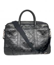 COACH（コーチ）の古着「ビジネスバッグ」｜ブラック