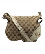 GUCCIグッチ）の古着「ショルダーバッグ」｜ブラウン