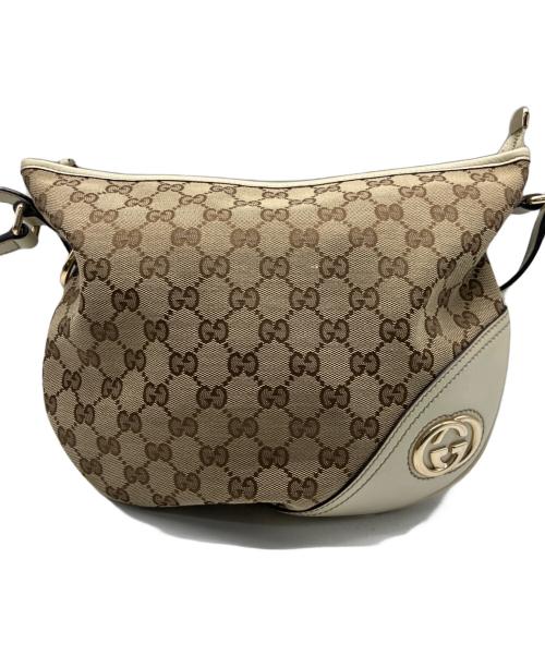 GUCCI（グッチ）GUCCI (グッチ) ショルダーバッグ ブラウンの古着・服飾アイテム
