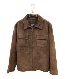 GAP（ギャップ）の古着「レザージャケット」｜ブラウン