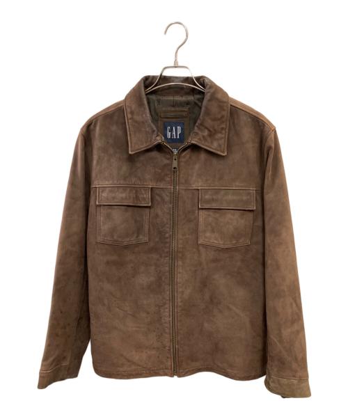 GAP（ギャップ）GAP (ギャップ) レザージャケット ブラウン サイズ:Mの古着・服飾アイテム