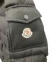 中古・古着 MONCLER (モンクレール) ダウンジャケット ブラック：110000円