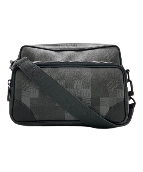 LOUIS VUITTON（ルイ ヴィトン）LOUIS VUITTON (ルイ ヴィトン) メッセンジャーバッグ ブラックの古着・服飾アイテム