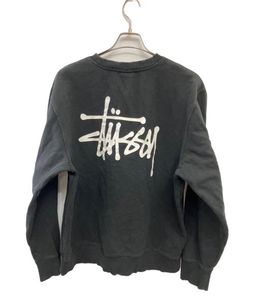 stussy（ステューシー）stussy (ステューシー) Basic Stussy Sweat ブラック サイズ:Lの古着・服飾アイテム