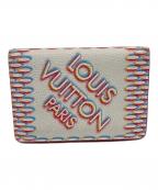 LOUIS VUITTONルイ ヴィトン）の古着「オーガナイザー・ドゥ・ポッシュ/カードケース」｜ホワイト×レッド