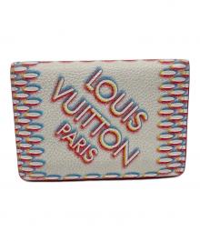 LOUIS VUITTON（ルイ ヴィトン）の古着「オーガナイザー・ドゥ・ポッシュ/カードケース」｜ホワイト×レッド