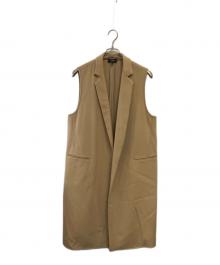 theory（セオリー）の古着「LOFTY WOOL BOXY FIT VEST」｜ブラウン