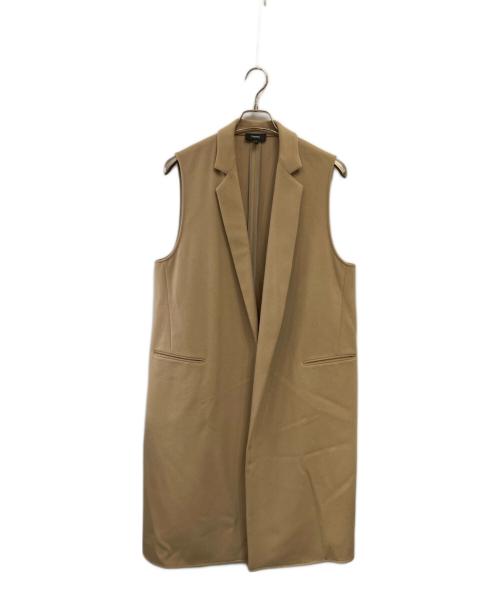 theory（セオリー）theory (セオリー) LOFTY WOOL BOXY FIT VEST ブラウン サイズ:Sの古着・服飾アイテム