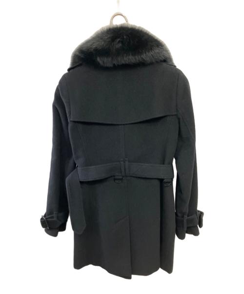 BURBERRY LONDON（バーバリーロンドン）BURBERRY LONDON (バーバリーロンドン) ウールコート ブラック サイズ:SIZE 40の古着・服飾アイテム