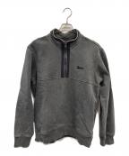 SUPREMEシュプリーム）の古着「Overdyed Half Zip Up Sweatshirt」｜グレー