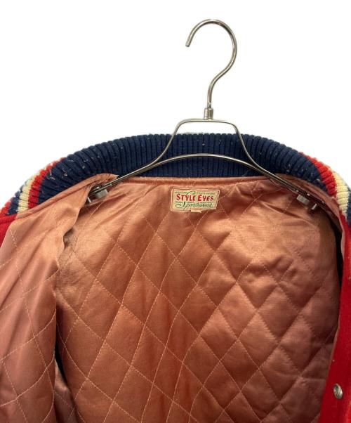 STYLE EYES（スタイルアイズ）STYLE EYES (スタイルアイズ) スタジャン レッド サイズ:40の古着・服飾アイテム