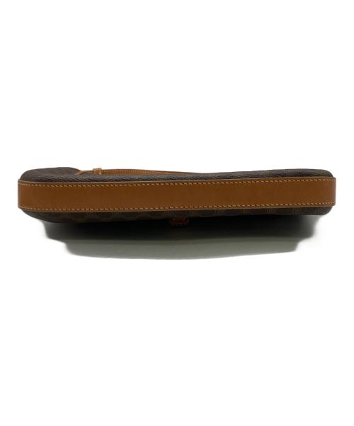 CELINE（セリーヌ）CELINE (セリーヌ) マカダム　セミワンショルダーバッグ ブラウンの古着・服飾アイテム