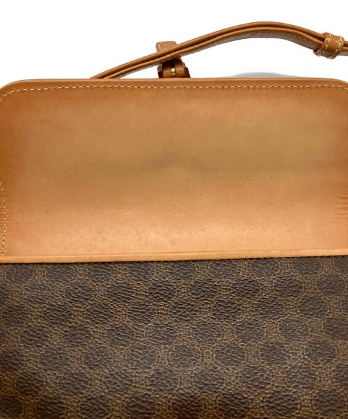 CELINE（セリーヌ）CELINE (セリーヌ) マカダム　セミワンショルダーバッグ ブラウンの古着・服飾アイテム