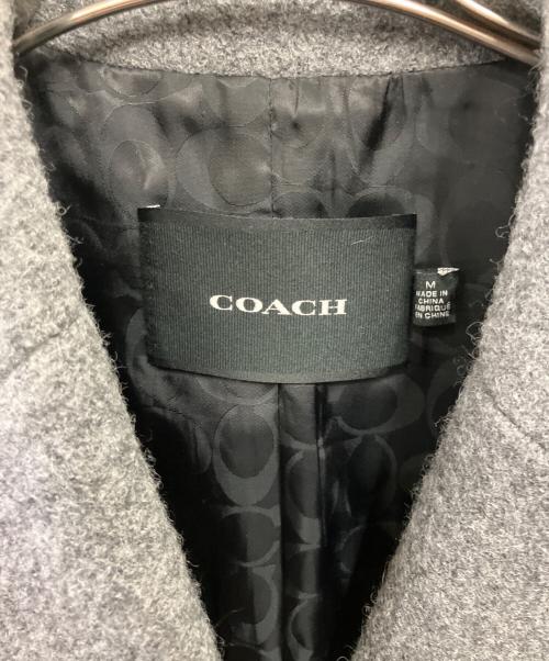 COACH（コーチ）COACH (コーチ) ウールチェスターコート ブラック サイズ:Mの古着・服飾アイテム