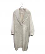 Snidelスナイデル）の古着「シャギーロングコート」｜ピンク