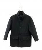 MARGARET HOWELL×FOX BROTHERSマーガレットハウエル×フォックスブラザーズ）の古着「ウールコート」｜ブラック
