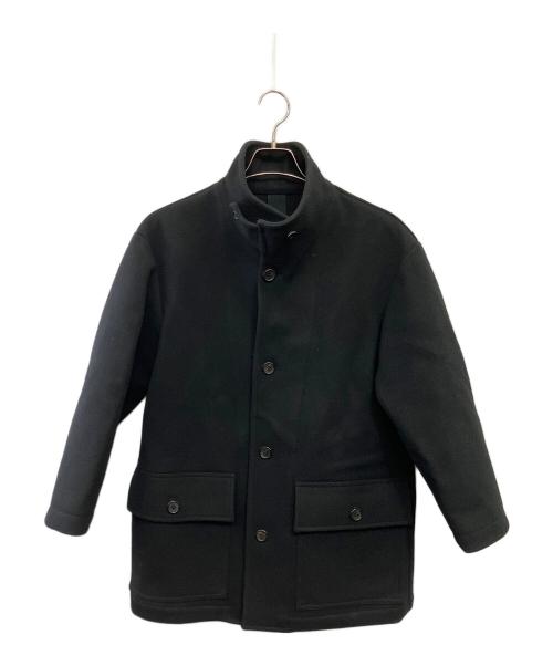 MARGARET HOWELL（マーガレットハウエル）MARGARET HOWELL (マーガレットハウエル) FOX BROTHERS (フォックスブラザーズ) ウールコート ブラック サイズ:Lの古着・服飾アイテム