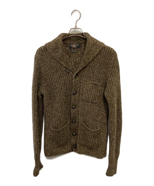 RRL（ダブルアールエル）RRL (ダブルアールエル) 厚手カーディガン カーキ サイズ:XSの古着・服飾アイテム