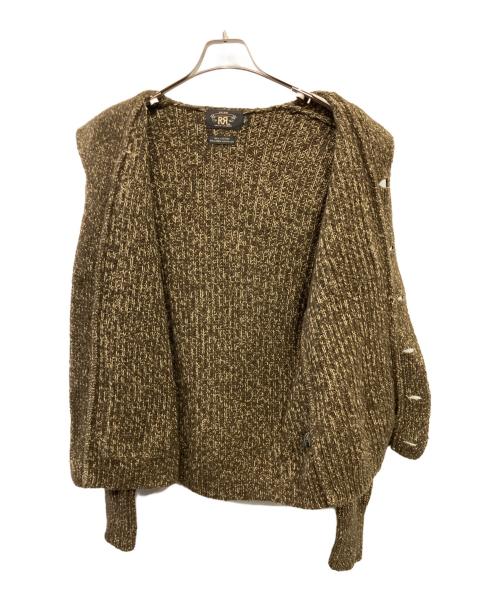 RRL（ダブルアールエル）RRL (ダブルアールエル) 厚手カーディガン カーキ サイズ:XSの古着・服飾アイテム