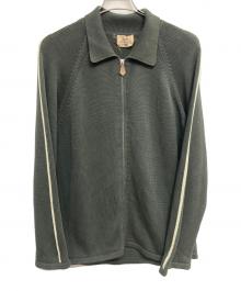 HERMES（エルメス）の古着「ニットジャケット」｜オリーブ