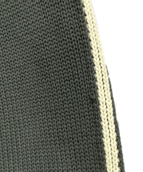 HERMES（エルメス）HERMES (エルメス) ニットジャケット オリーブ サイズ:Lの古着・服飾アイテム