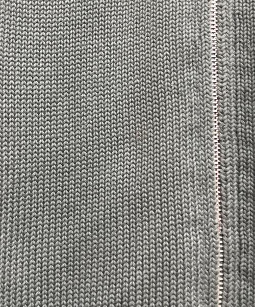 HERMES（エルメス）HERMES (エルメス) ニットジャケット オリーブ サイズ:Lの古着・服飾アイテム