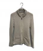 HERMESエルメス）の古着「ニットジャケット」｜ベージュ