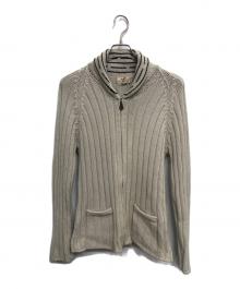 HERMES（エルメス）の古着「ニットジャケット」｜ベージュ