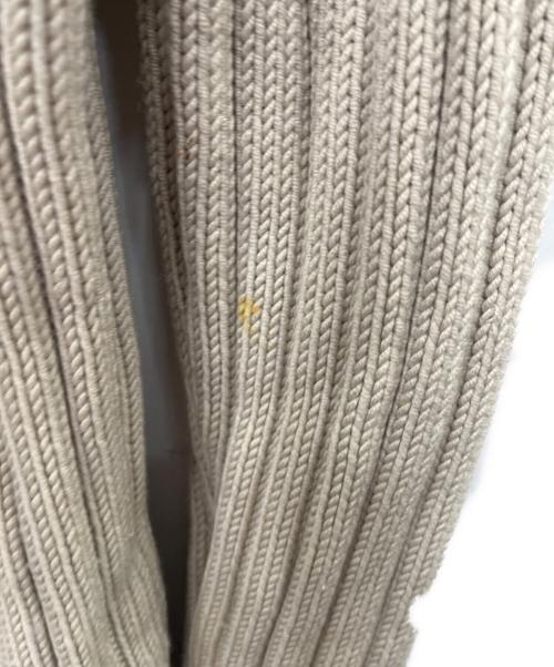 HERMES（エルメス）HERMES (エルメス) ニットジャケット ベージュ サイズ:Mの古着・服飾アイテム